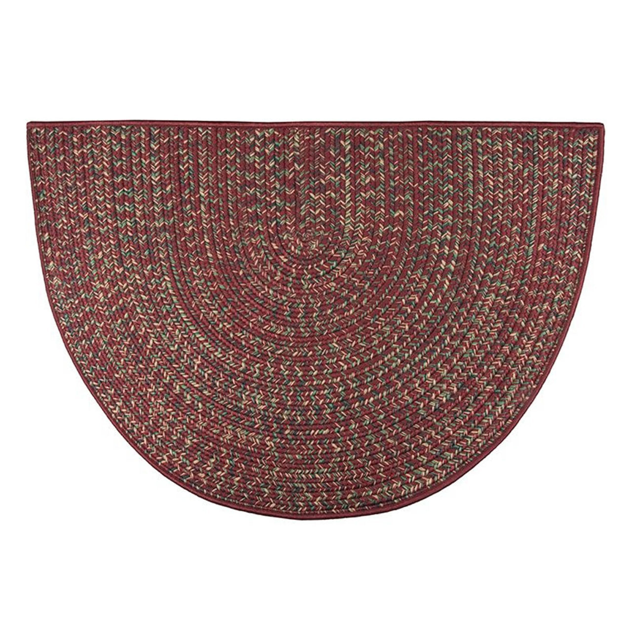 Goods of the Woods 4' Half Round Rug, Braided 48x27
