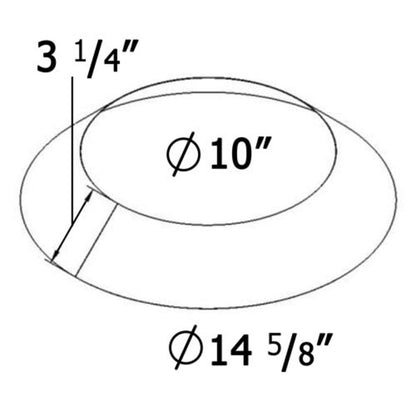 Shasta Vent 8 Inch Storm Collar