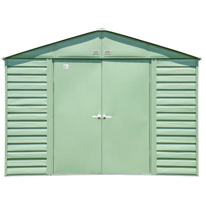 Arrow Select 10 x 14 Steel Storage Shed -  Sage Green