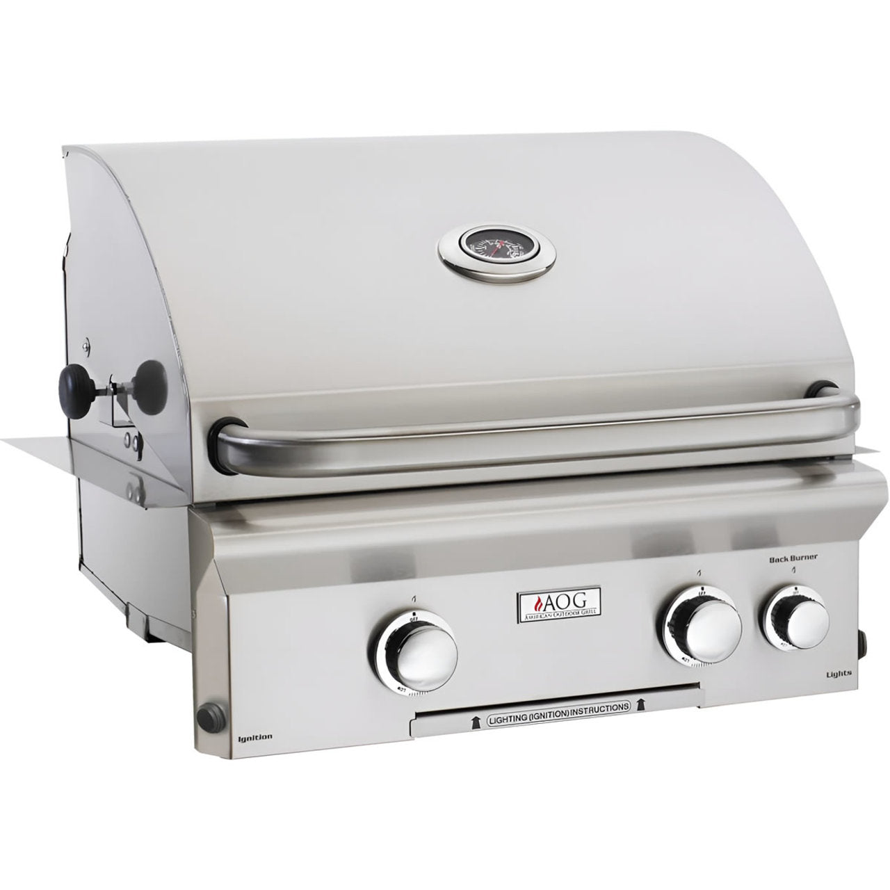 AOG Built-In Stainless Steel Grill with Rotisserie Backburner NBL/PBL