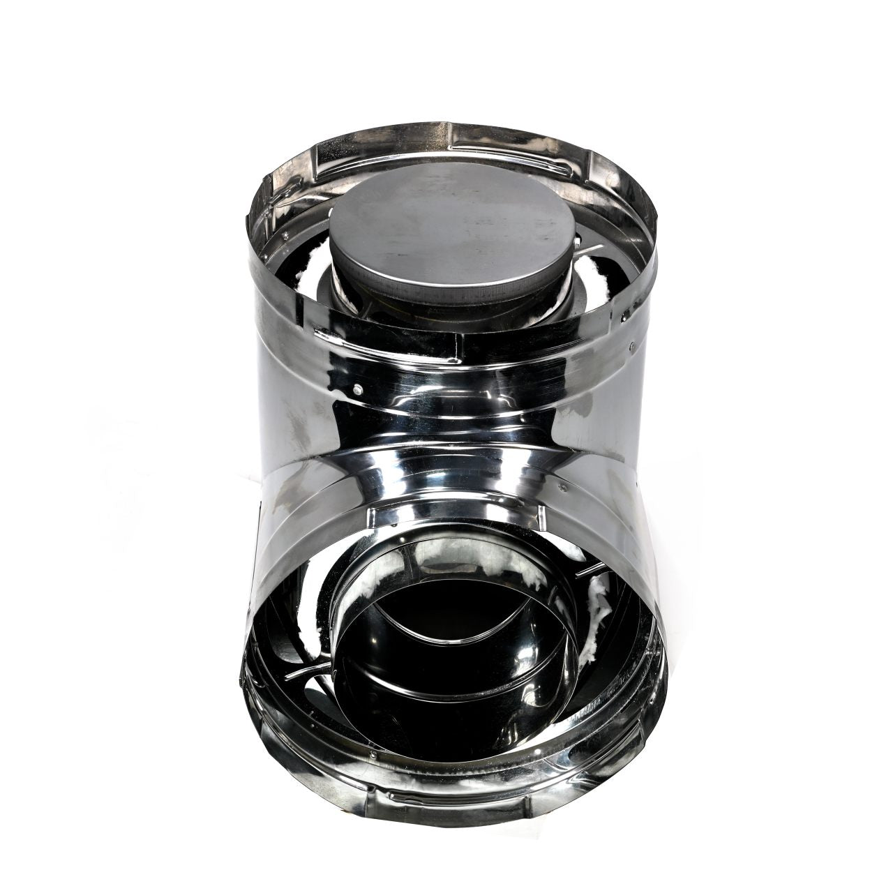 8" DuraPlus Stainless Steel Tee - 8DP-TSS