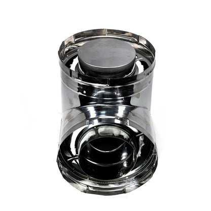8" DuraPlus Stainless Steel Tee - 8DP-TSS