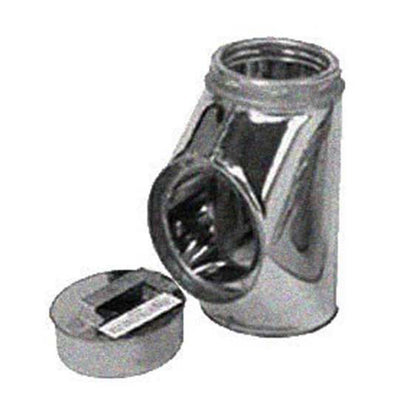 8" Selkirk Galvanized Insulated Tee With Tee Plug - 208100G