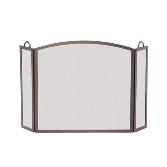 Pilgrim Full Arch Three Panel Screen - Bronze