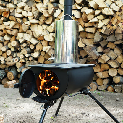 Woodeze Camping Stove in Black