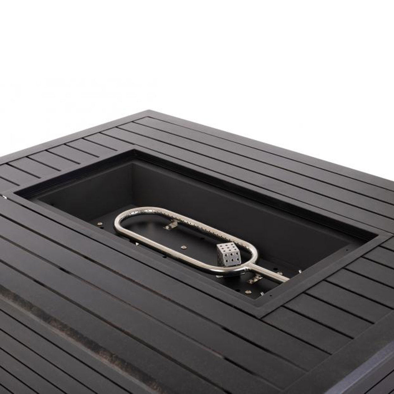 Longmont Aluminum Rectangular LPG Fire Pit