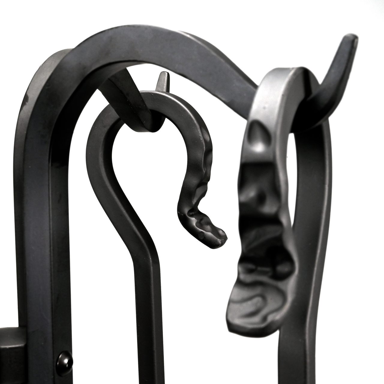 Pilgrim 5 Piece Forged Hearth Fireplace Tools - Matte Black