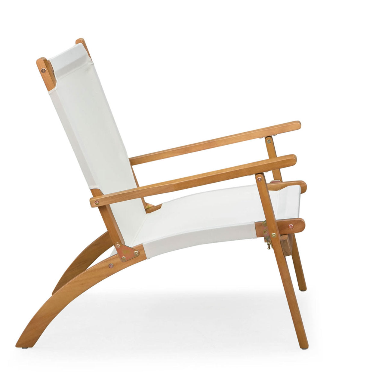 Fire Sense Walker Outdoor Wooden Folding Lounge Chair - 63750