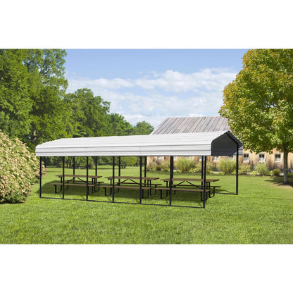 Arrow 10' x 29' x 9' Carport - Eggshell