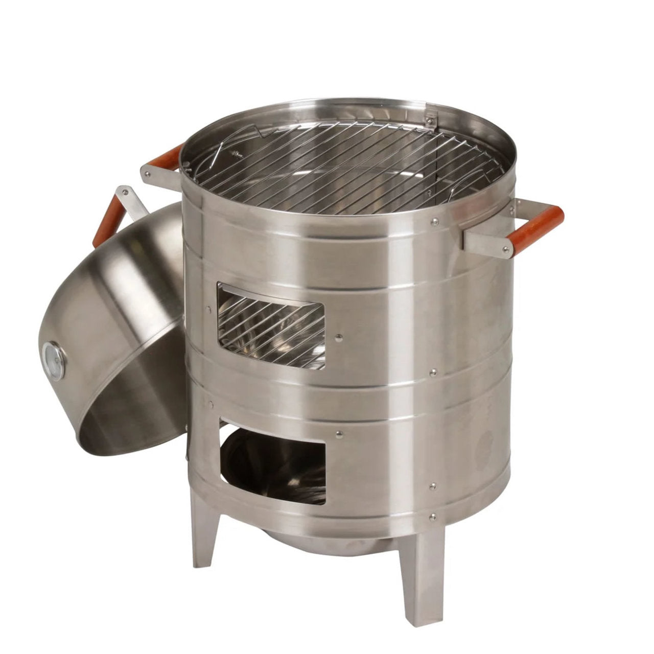 Americana Stainless Steel Charcoal Water Smoker - 5025.2.911