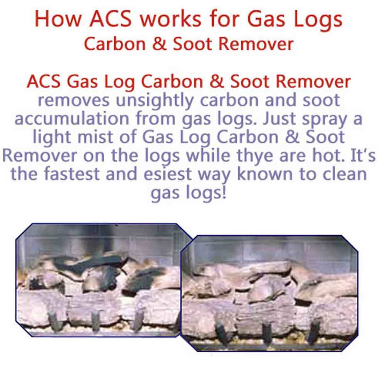 ACS Gas Log Cleaner - 16 oz