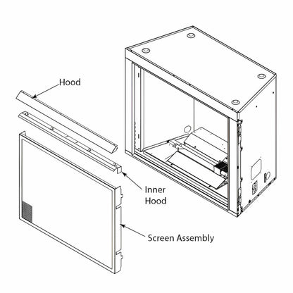 Outdoor Lifestyles Framed Mesh Hang-On Screen For Courtyard 42" - ODCOUG-42SCN