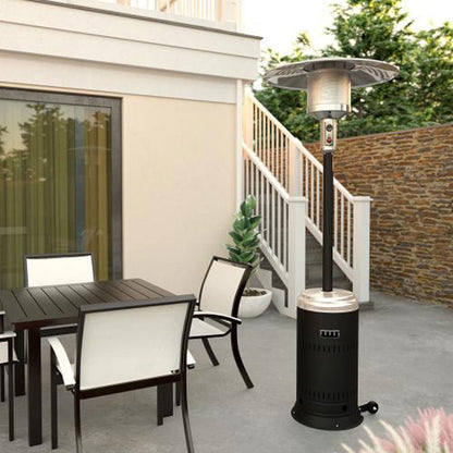 Onyx and Stainless Steel Performance Series Gas Patio Heater- 46,000 BTU