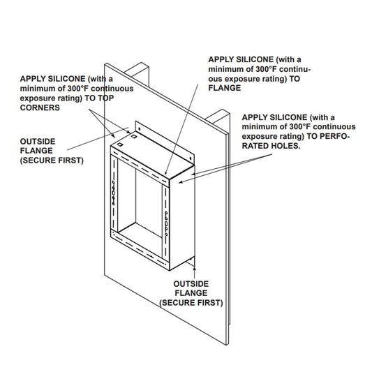 HHT Exterior Heat-Zone Brick Extension Kit - HEAT-OUT-BEK
