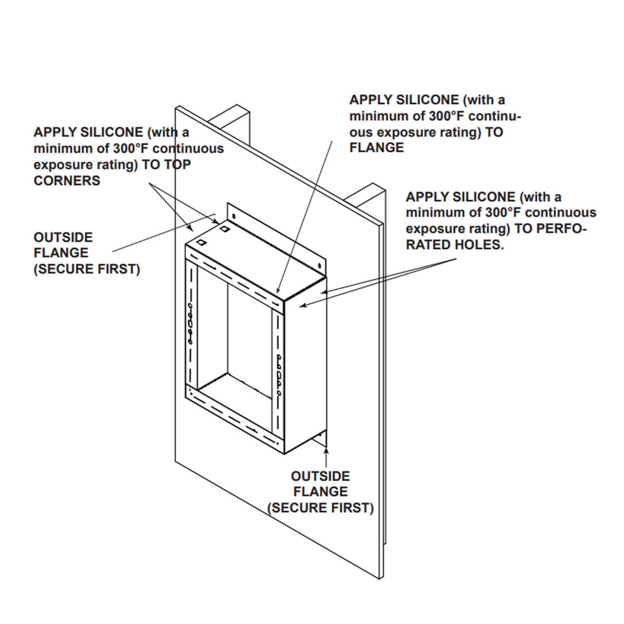HHT Exterior Heat-Zone Brick Extension Kit - HEAT-OUT-BEK