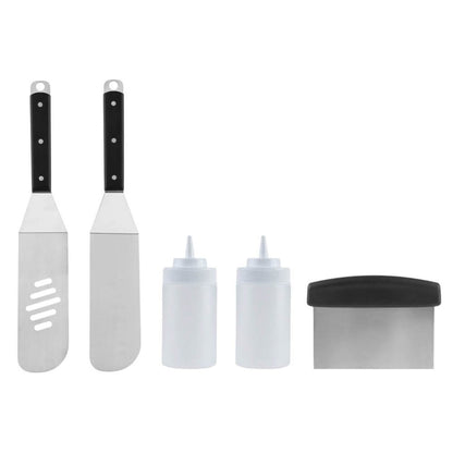 5 Piece Steel Griddle Grill Set