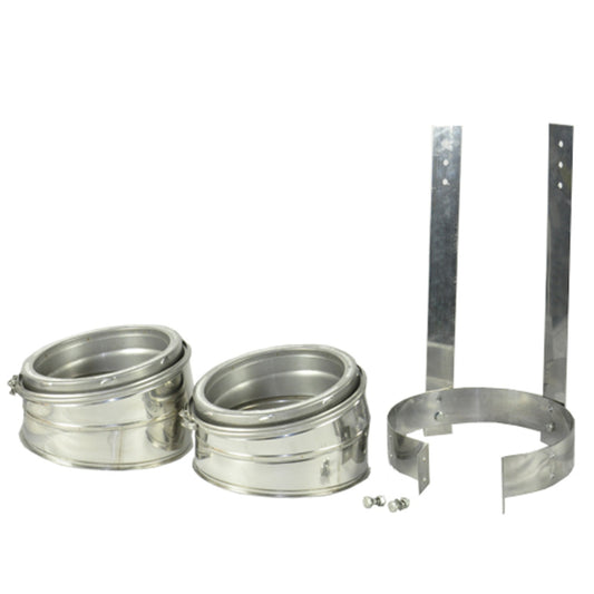 8" Shasta Vent 15 Degree Elbow Kit