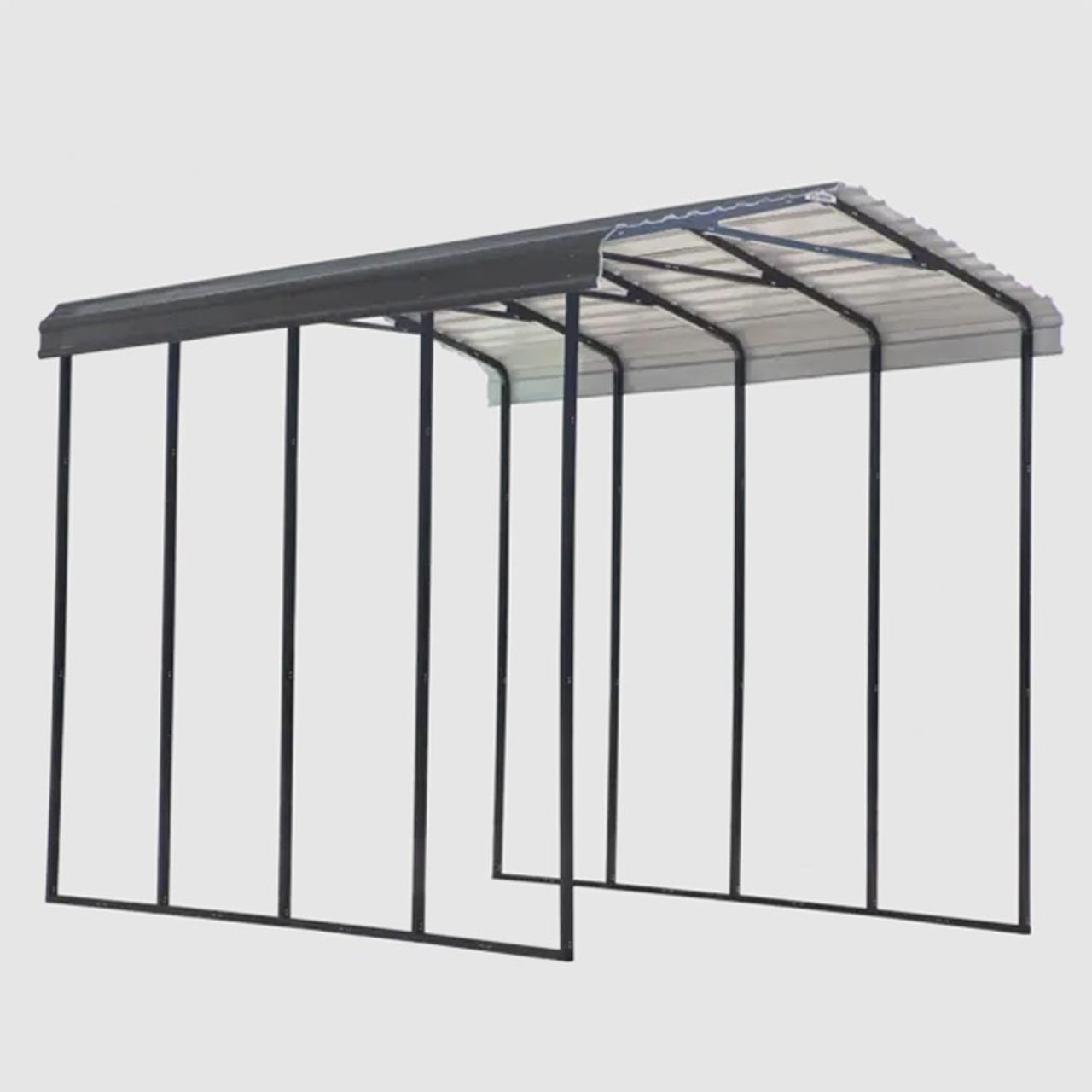 Arrow Carport 14 x 20 x 14 Ft. - Charcoal