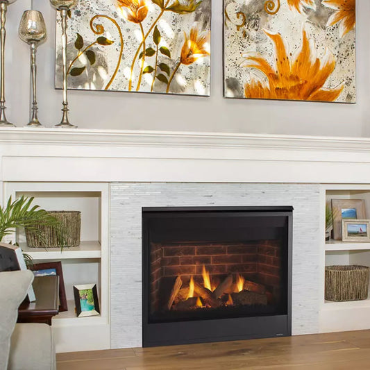 Majestic Traditional 30" Brick Interior Panels - Tavern Brown - BRICKMI30TB