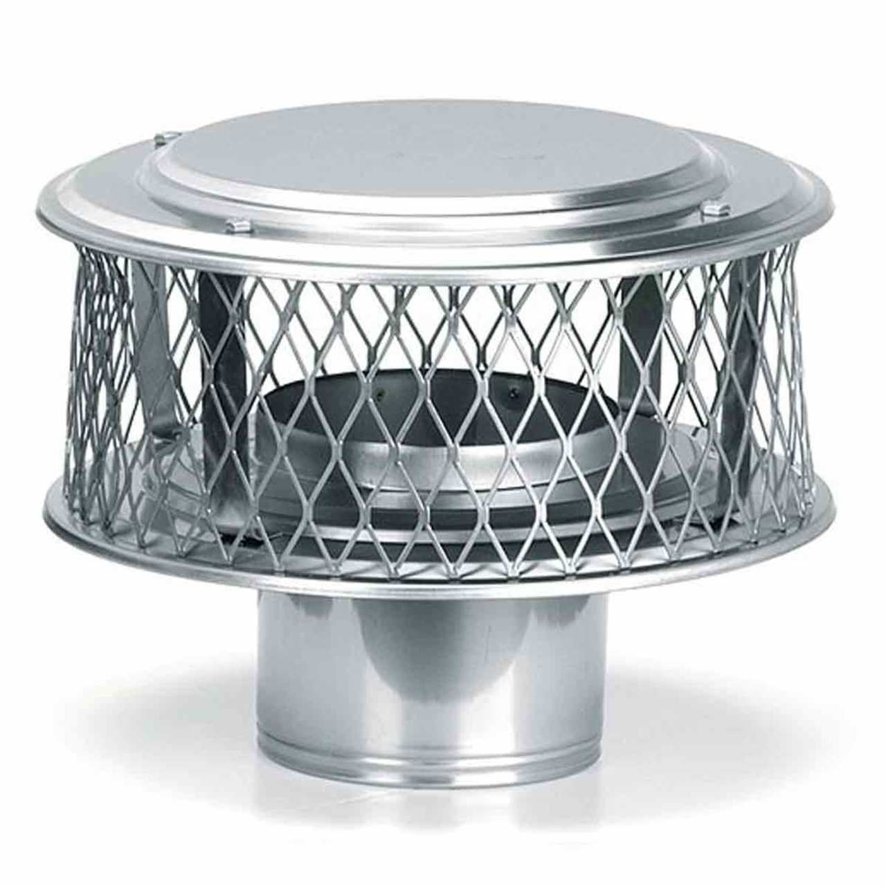 7" Round HomeSaver Pro 304-SS Stainless Guardian with 3/4" Mesh - 13864
