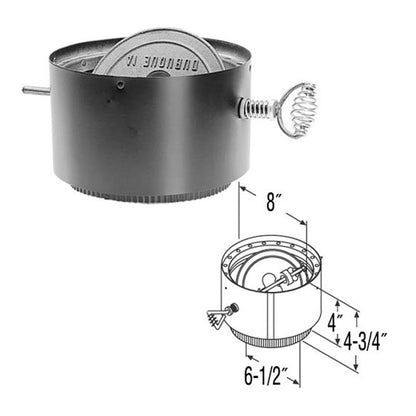 7" DVL Adapter-Damper Section - 7DVL-AD