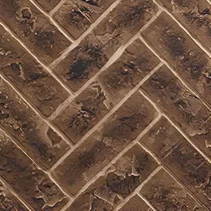 Majestic Brick Interior Panels - Herringbone - Tavern Brown 36" - BRICK36MTBH
