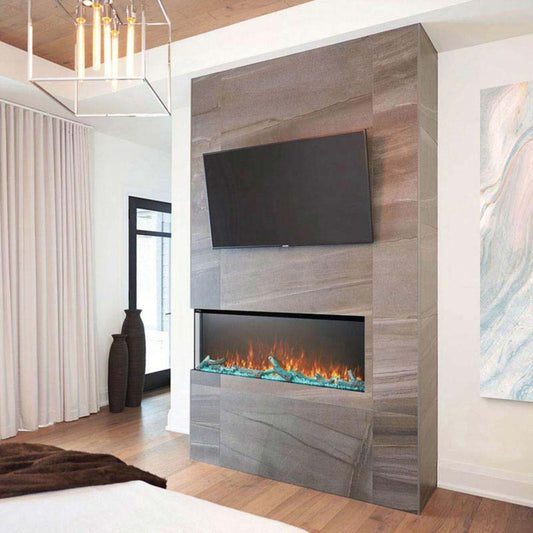 Napoleon Trivista 60 3-Sided Built-In Electric Linear Fireplace - NEFB60H-3SV