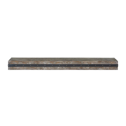 48" Bedford Fireplace Shelf by Pearl Mantels - Gristmill Finish