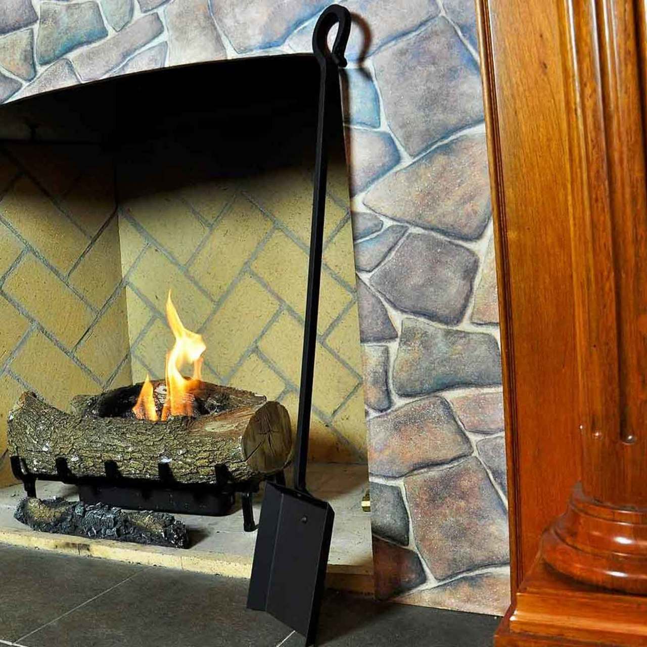 Pilgrim 30" Single Shovel Tool - Matte Black