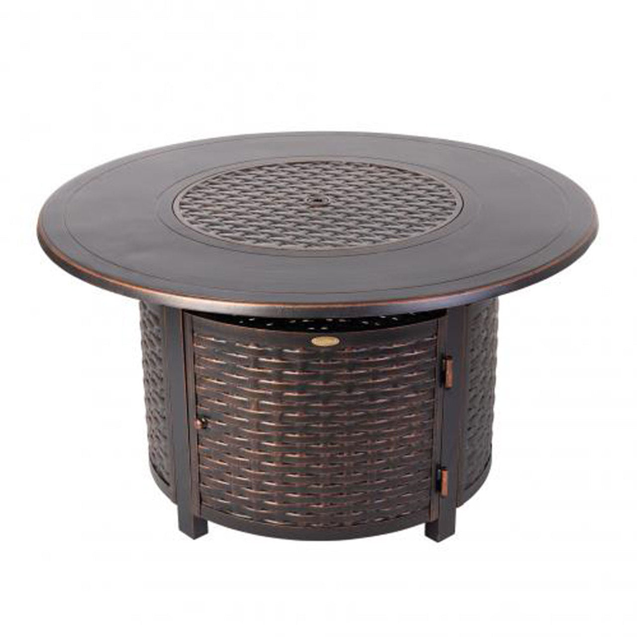 Florence Woven Aluminum LPG Fire Pit