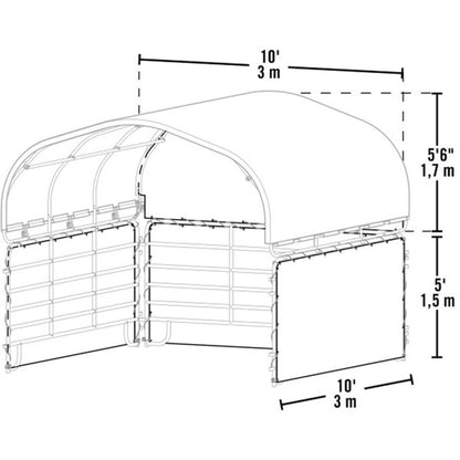 Enclosure Kit Panels ONLY  for 10 x 10 Shelter - Green