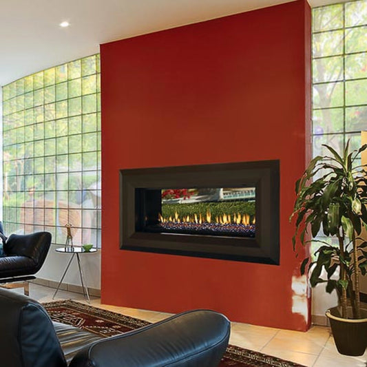 Linear Direct Vent LP Fireplace