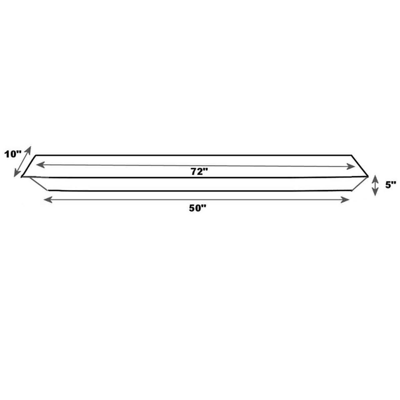 72" Crestwood Contractors Fireplace Shelf by Pearl Mantels