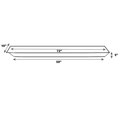 72" Crestwood Contractors Fireplace Shelf by Pearl Mantels
