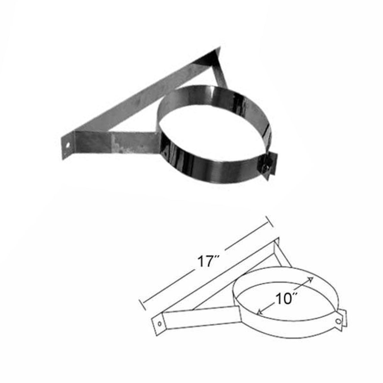 8" Selkirk Wall Band - 208520