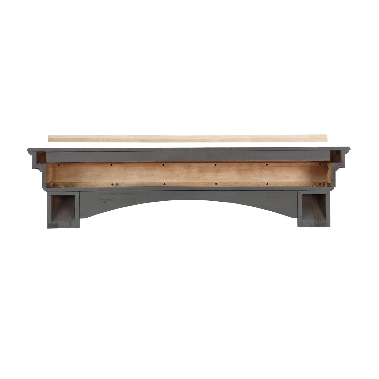 48" Hadley Fireplace Shelf by Pearl Mantels - Cottage Distressed Finish