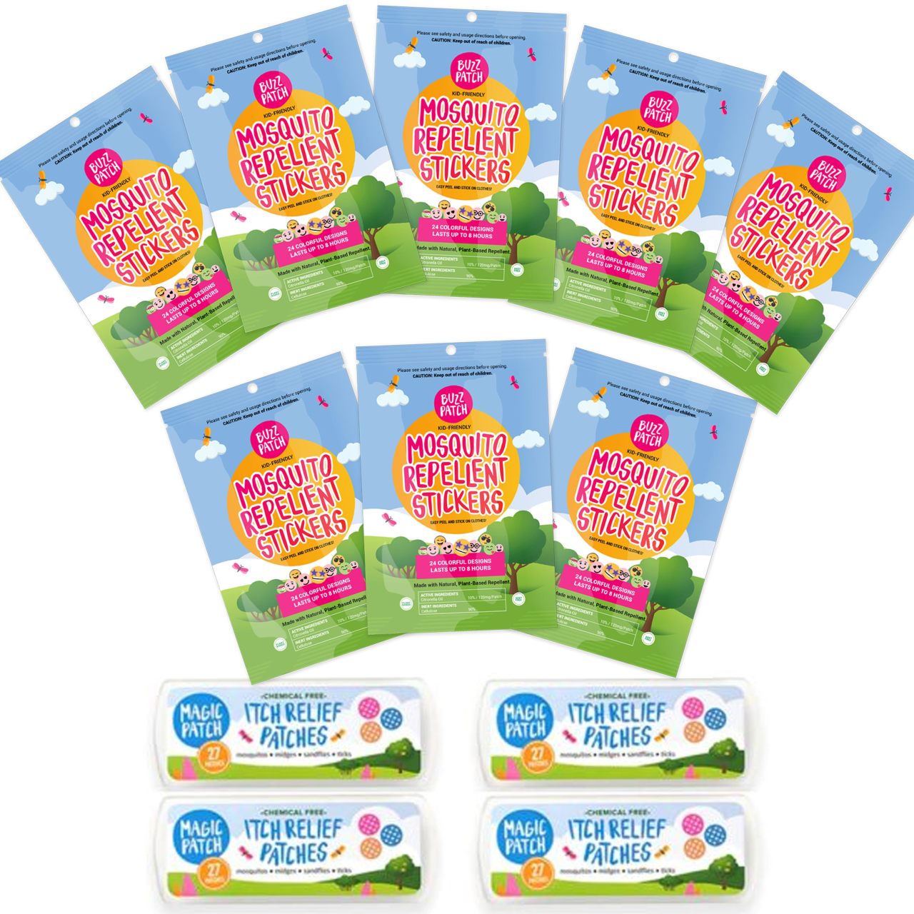 Buzz Patch Ultimate Mosquito Repellent Protection Bundle - 12 Pack