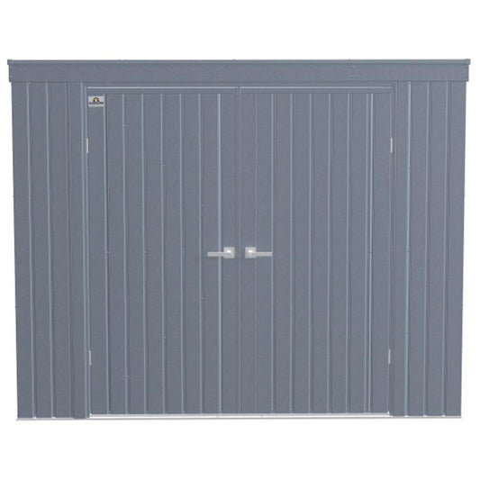 Arrow Elite Steel Storage Shed 8' x 4' - Anthracite