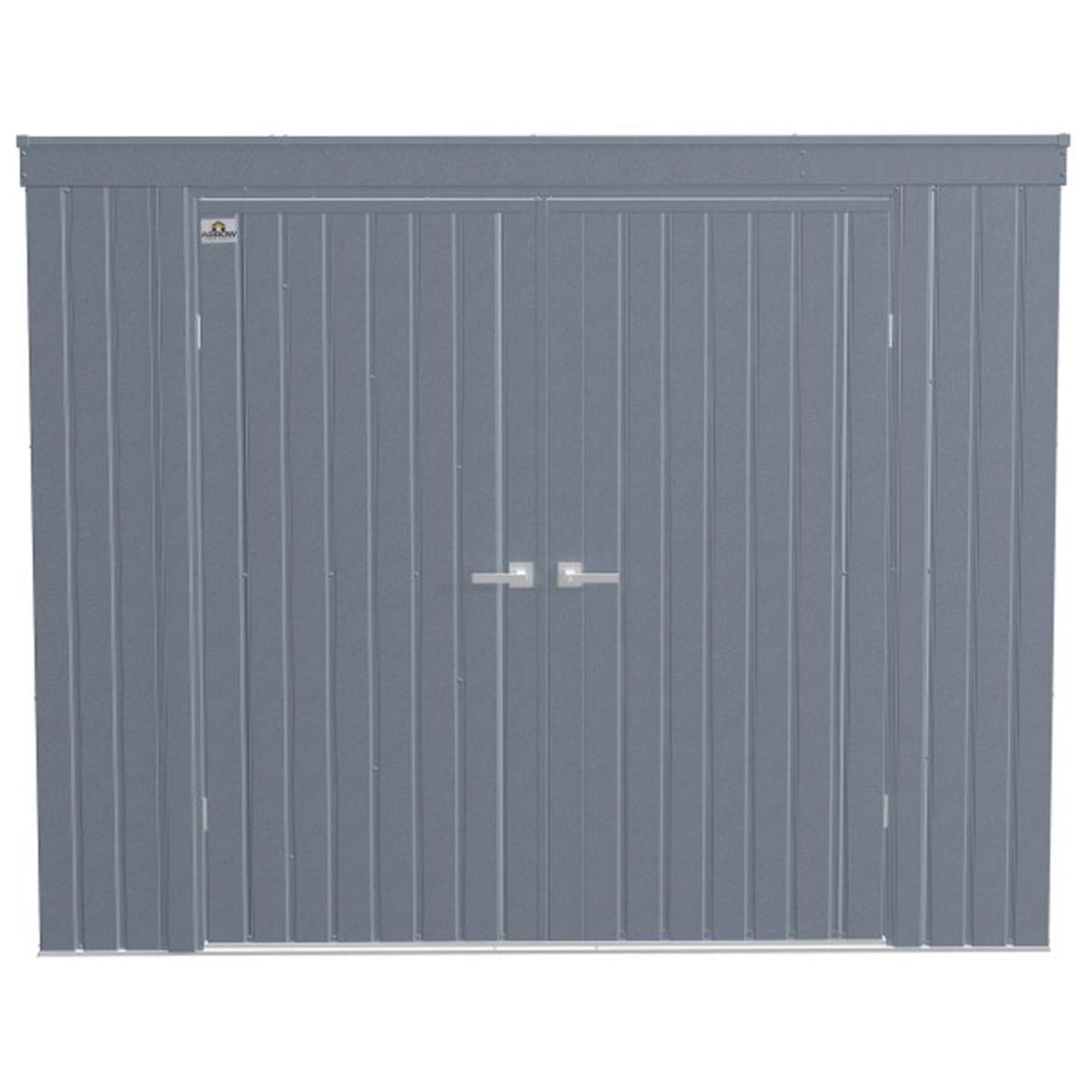 Arrow Elite Steel Storage Shed 8' x 4' - Anthracite