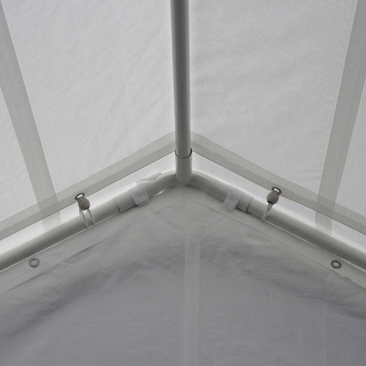 King Canopy 10' x 20' Universal Enclosed White Canopy - BJ2PC