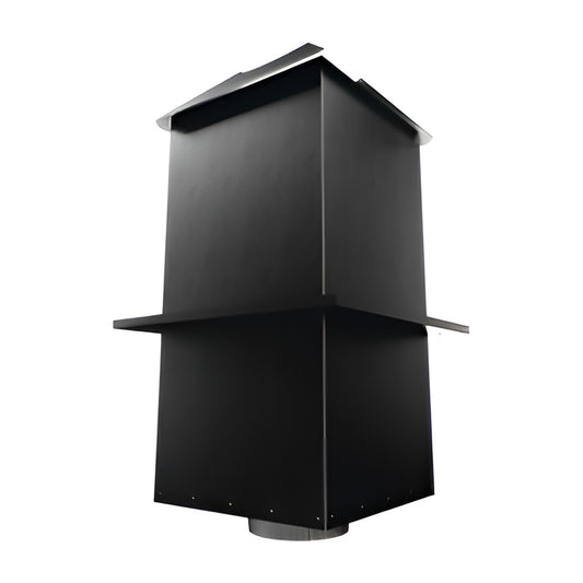 DuraTech 6" Diameter 24" Support Box with Insulation Shield - 6DT-CS24IS-2