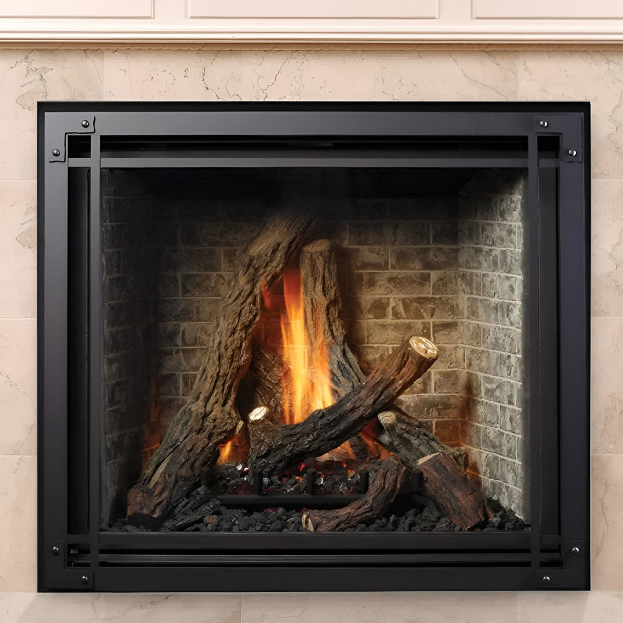 Kingsman Refractory Fiber Brick Liner 3Pce Traditional - ZCV48RLT