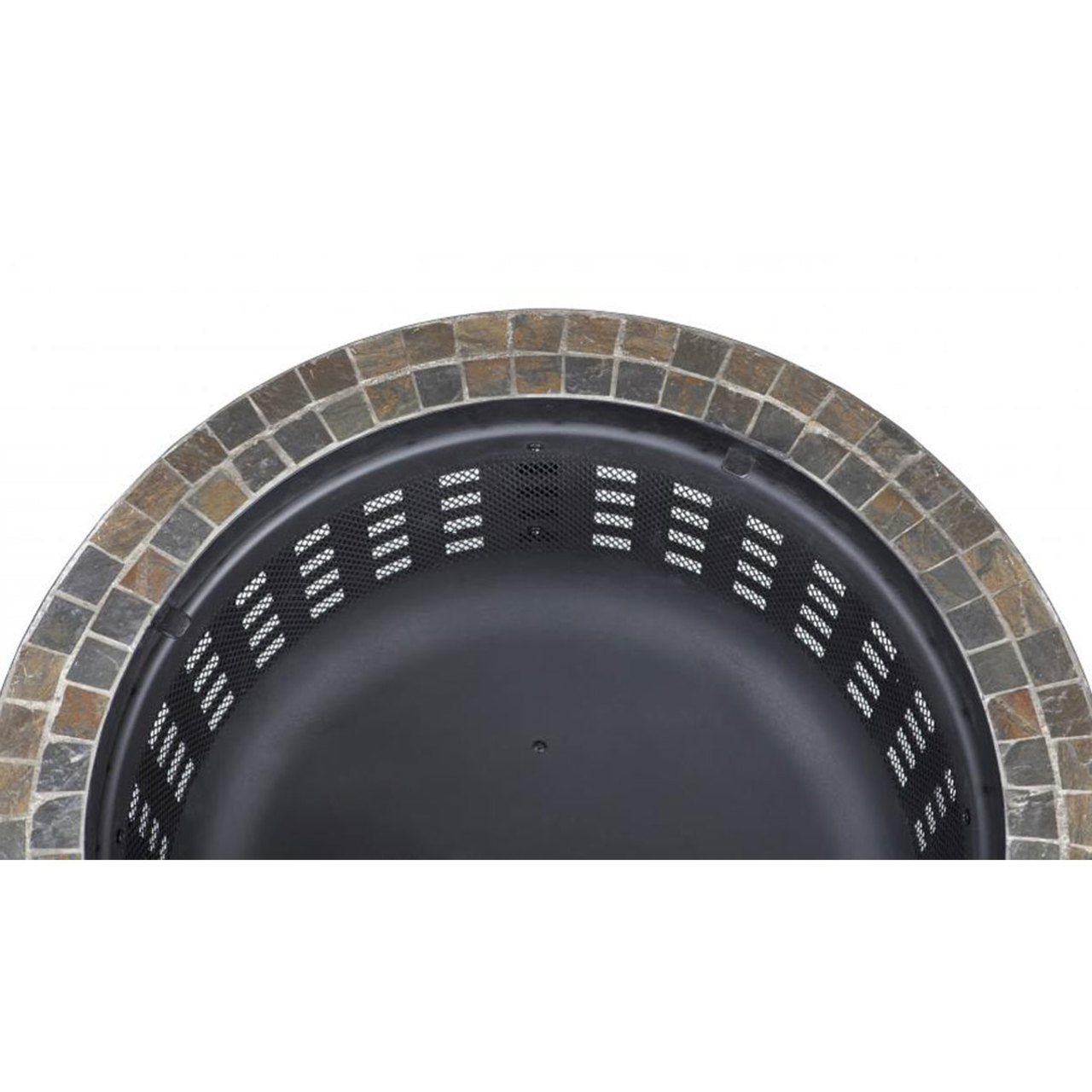 Alpina Round Slate Top Fire Pit