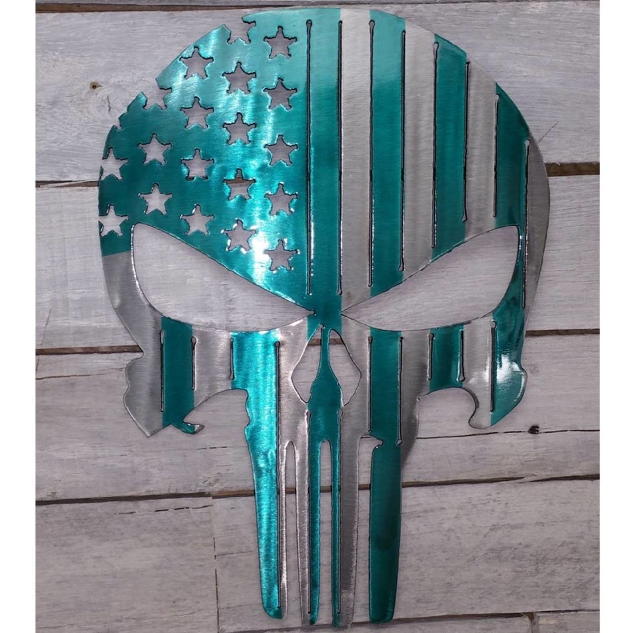 15" Decorative Metal Art - Punisher