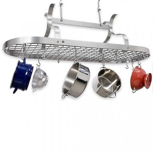 Oval Scroll Arm Rack-Stainless Steel