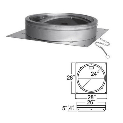 24'' DuraTech Anchor Plate with Damper - 24DT-APD