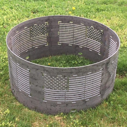 30" Wood Burning Firepit Rings - Multiple Design Options