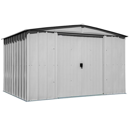 Arrow Classic Steel Storage Shed  10' x 8' Flute Gray