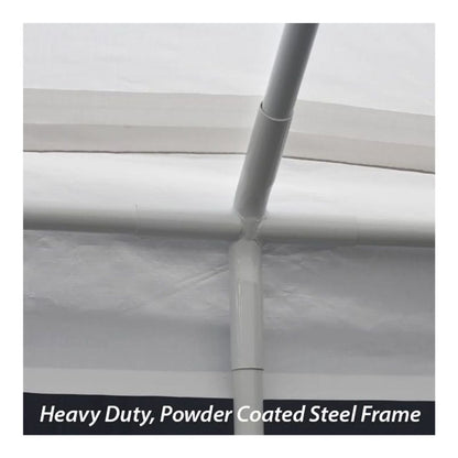 King Canopy  10 x 20 White 8 Leg Enclosed Canopy