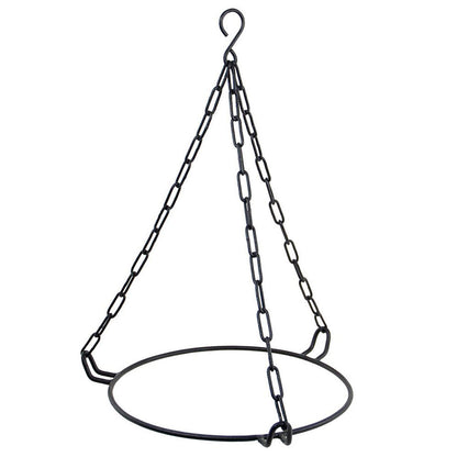 Hammered Copper Hanging Birdbath